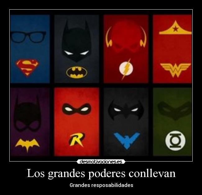 carteles poderes resposabildades desmotivaciones