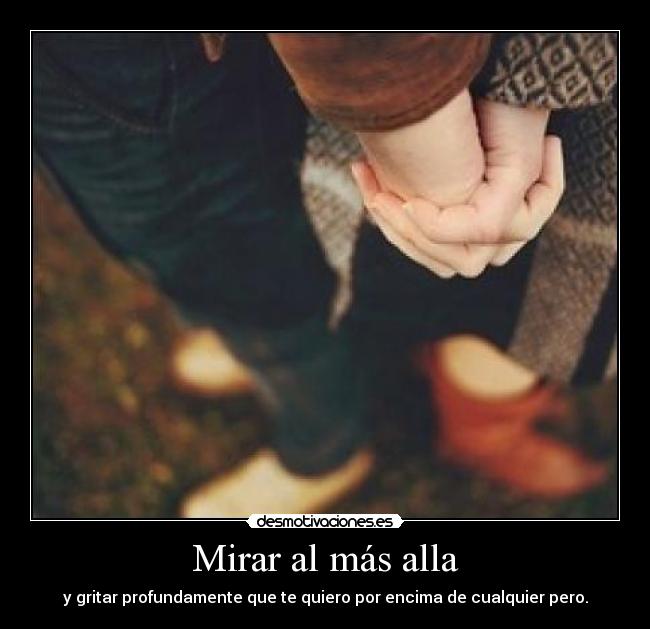 Mirar al más alla - 