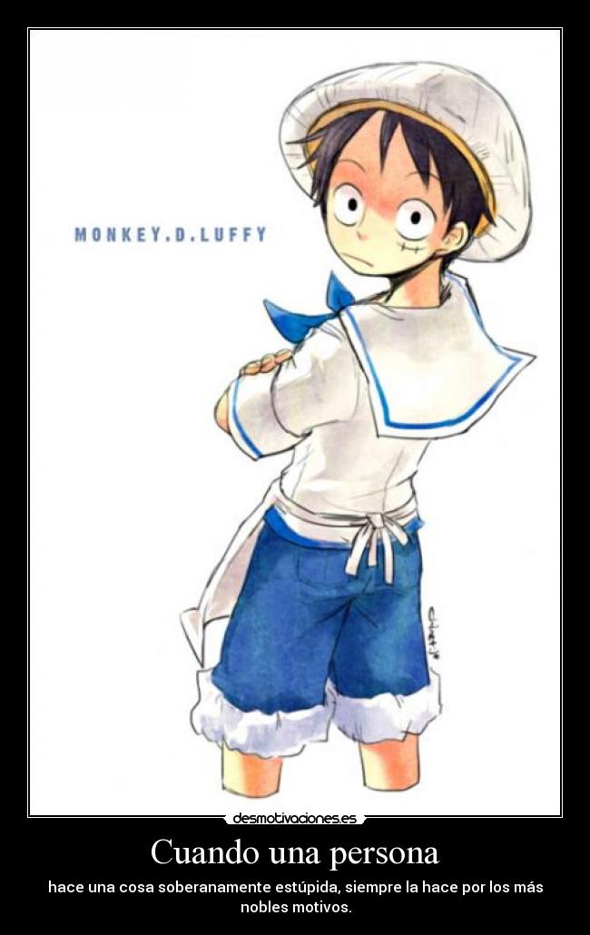 Cuando una persona -