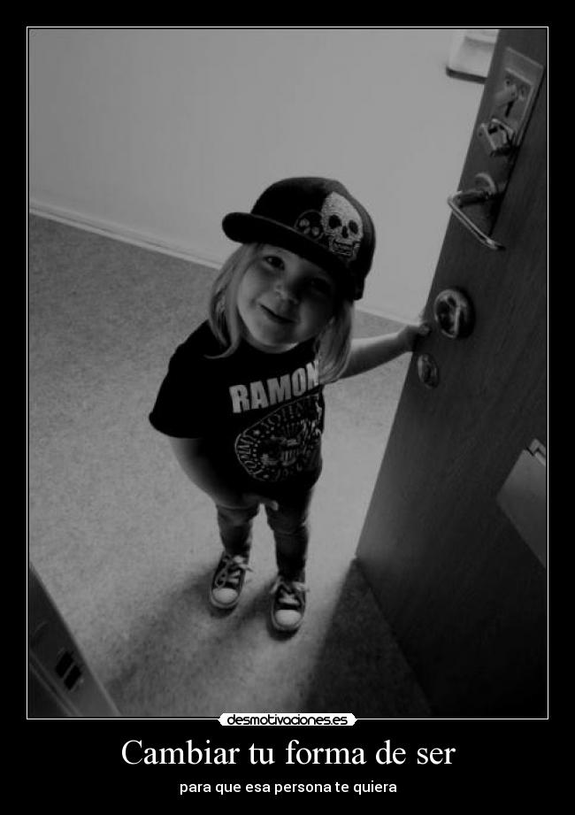 Cambiar tu forma de ser -