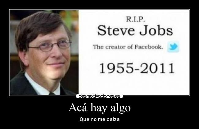 Acá hay algo - Que no me calza