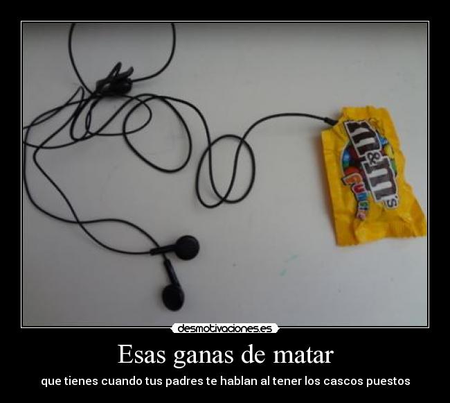 Esas ganas de matar -