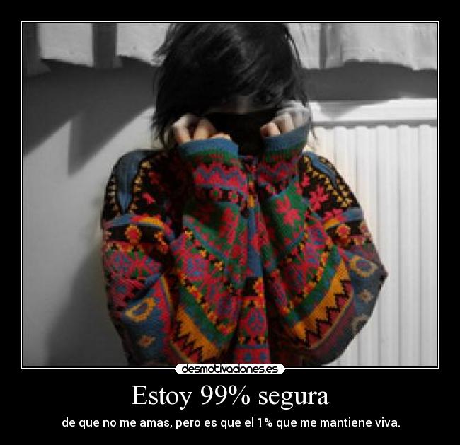 Estoy 99% segura - 