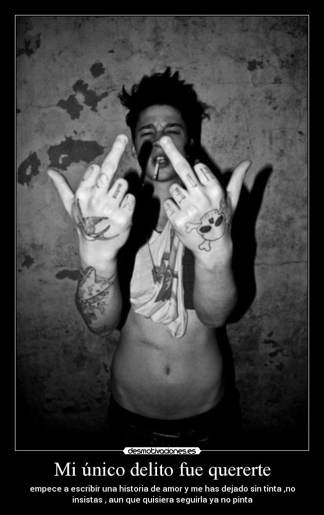 Mi único delito fue quererte -