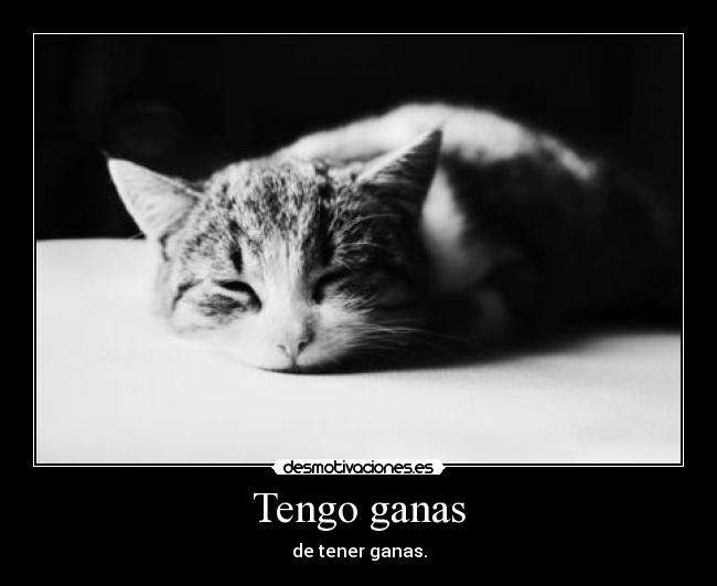 Tengo ganas -