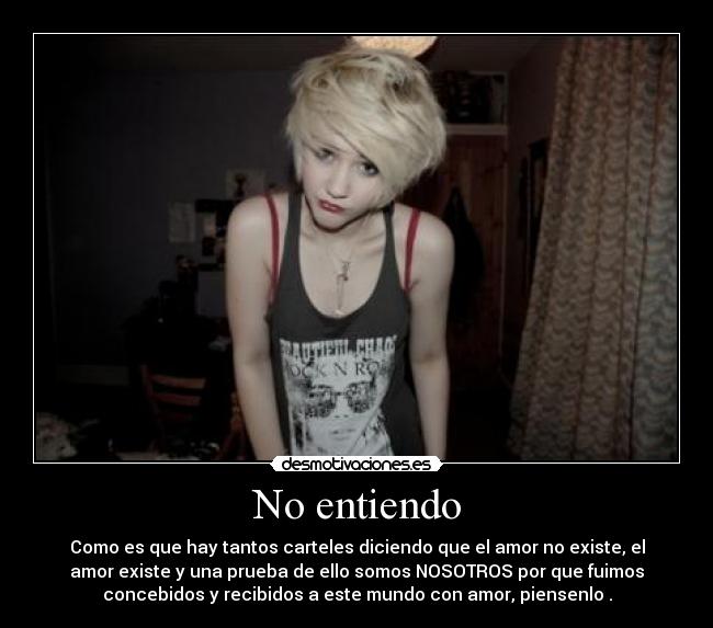 No entiendo -