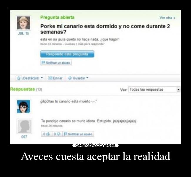 carteles aveces cuesta aceptar realidad desmotivaciones