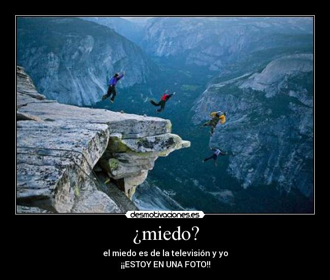 ¿miedo? - 