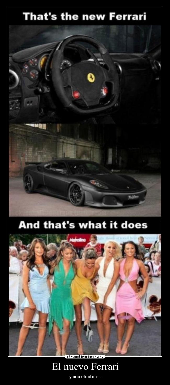 El nuevo Ferrari - y sus efectos ...