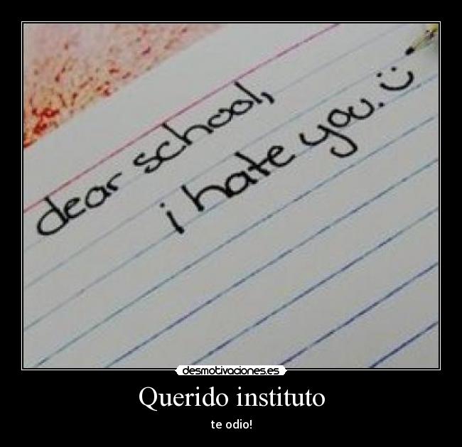 Querido instituto - 