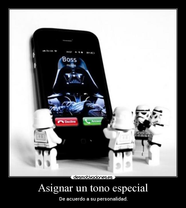 Asignar un tono especial - 