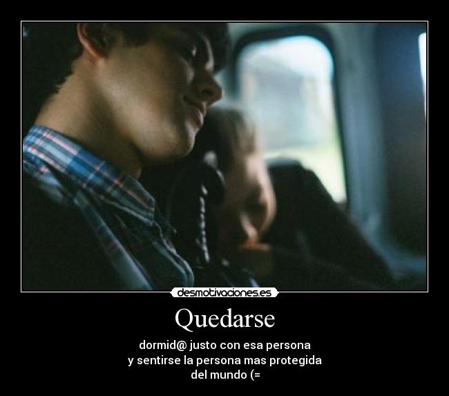 Quedarse -