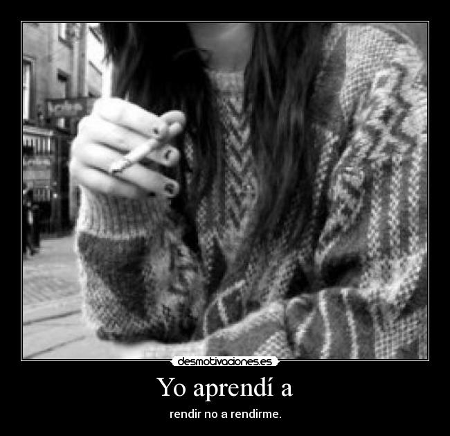 Yo aprendí a - 