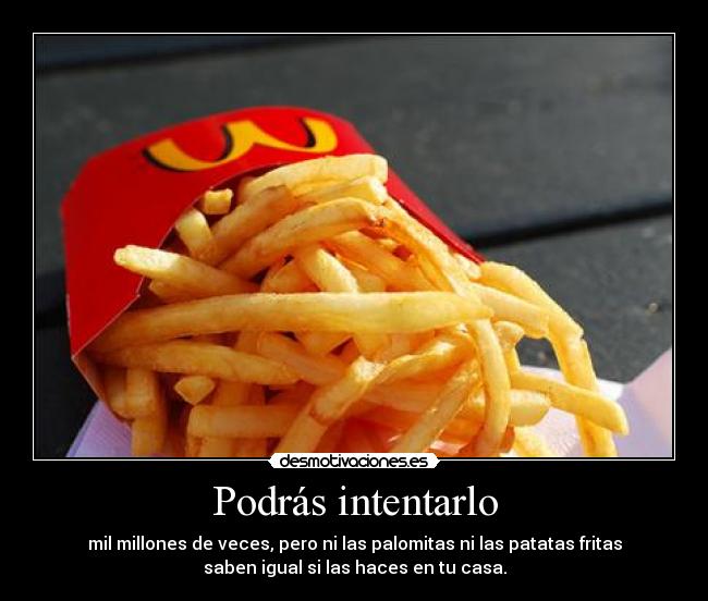 Podrás intentarlo -