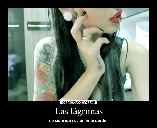 Las lágrimas -