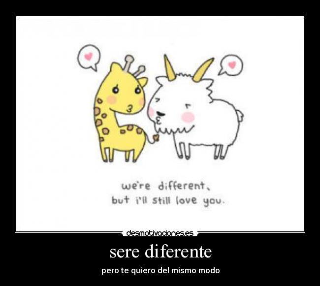 sere diferente - 