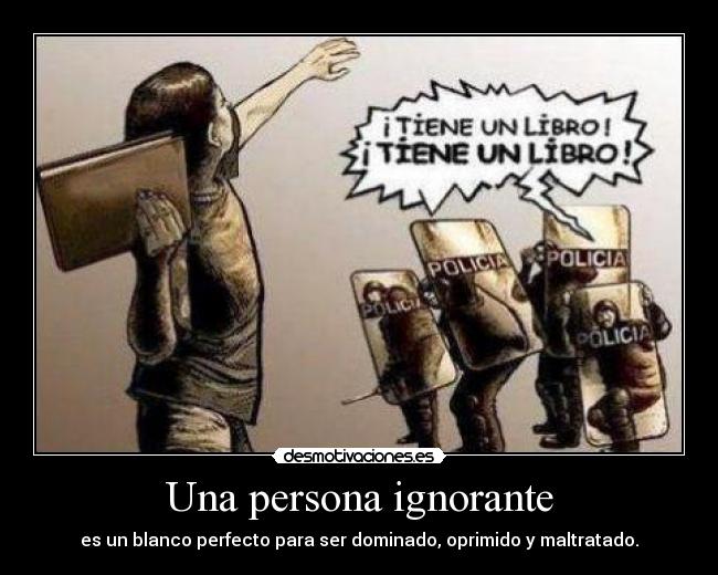 Una persona ignorante - 