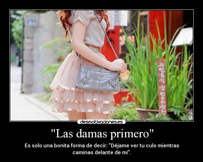 Las damas primero -