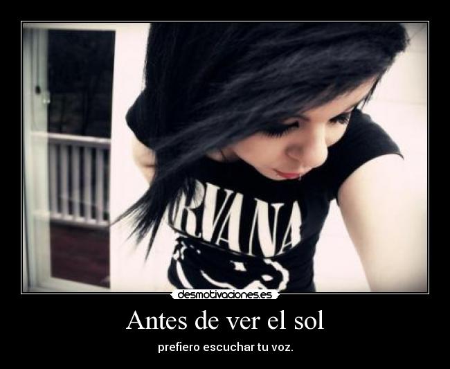 Antes de ver el sol - 