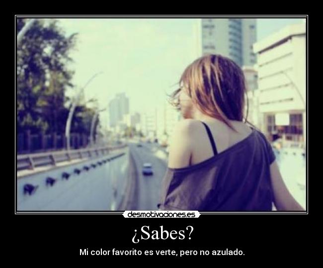 ¿Sabes? - 