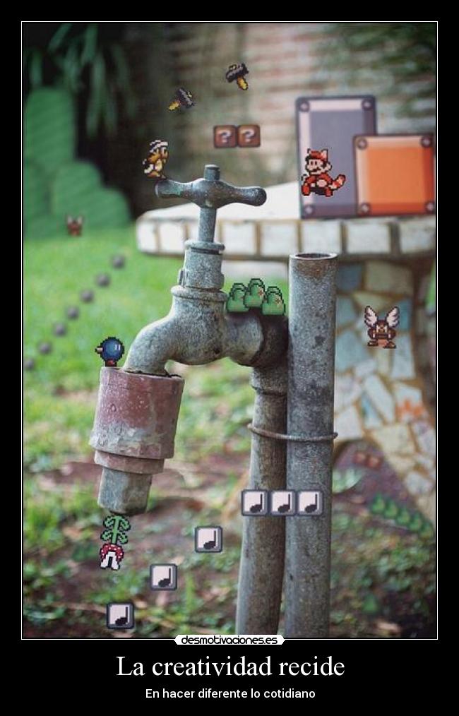 La creatividad recide - En hacer diferente lo cotidiano