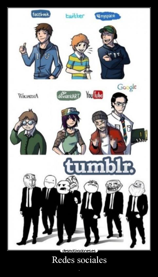 Redes sociales - .