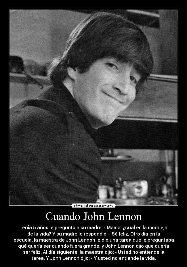 carteles john lennon desmotivaciones