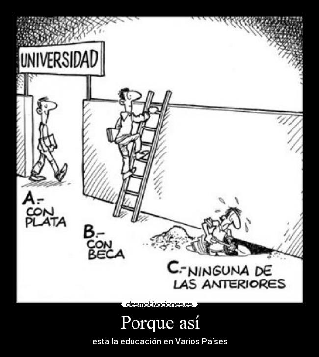 Porque así - esta la educación en Varios Países