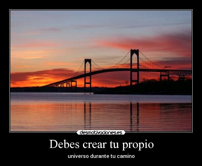Debes crear tu propio - 