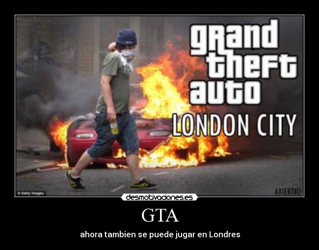 carteles gta londres desmotivaciones