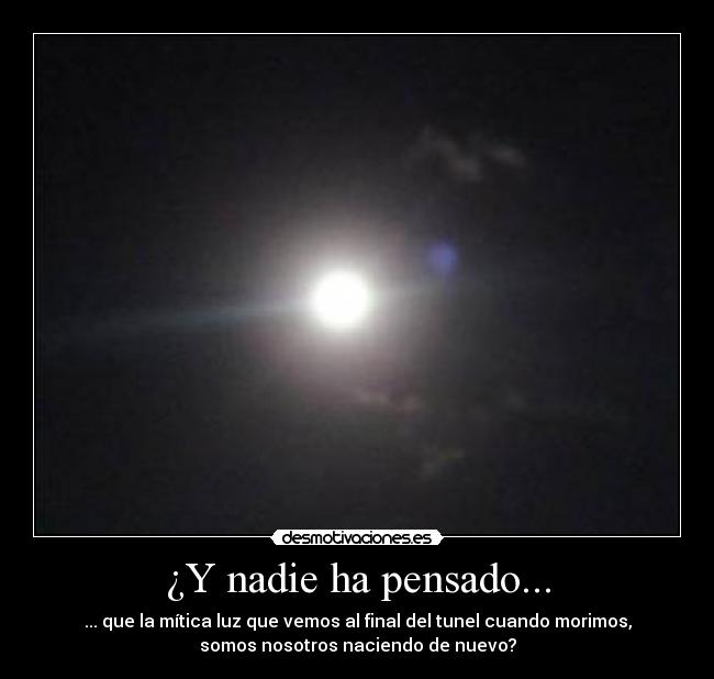 ¿Y nadie ha pensado... -