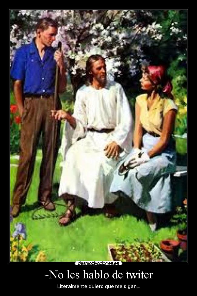-No les hablo de twiter - 