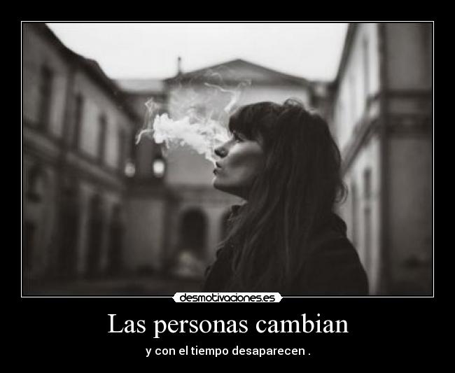 Las personas cambian - 
