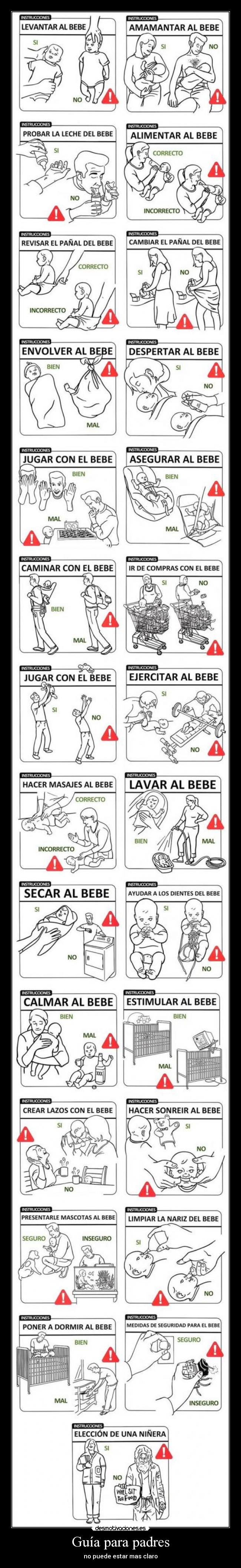 Guía para padres - no puede estar mas claro