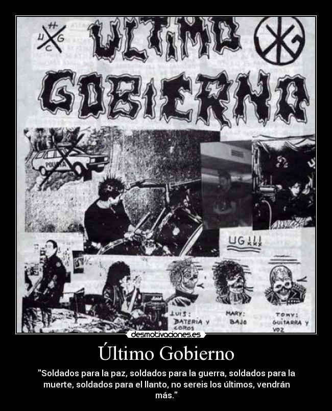 carteles ultimo gobierno hardcore punk espanol proto grindcore jarcroquetas vascos ftw desmotivaciones