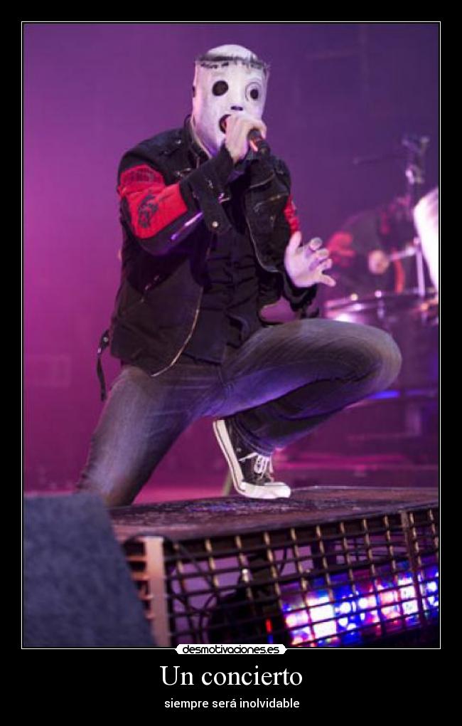 Un concierto - siempre será inolvidable