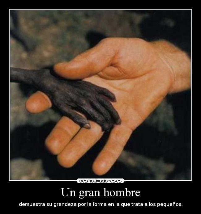 Un gran hombre -