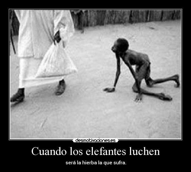 Cuando los elefantes luchen -