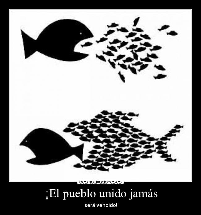¡El pueblo unido jamás - 