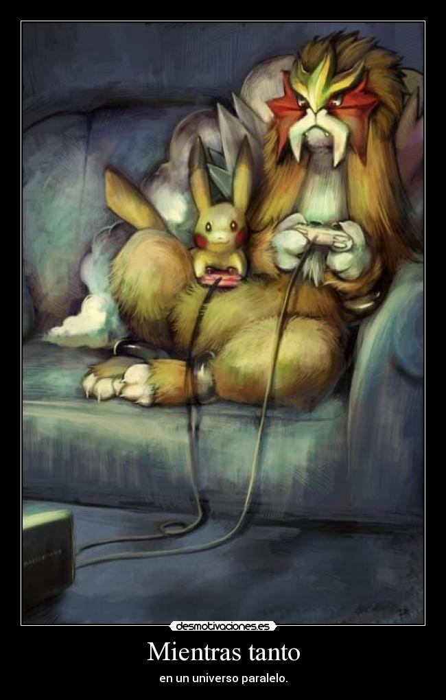 carteles pokemon universo paralelo desmotivaciones