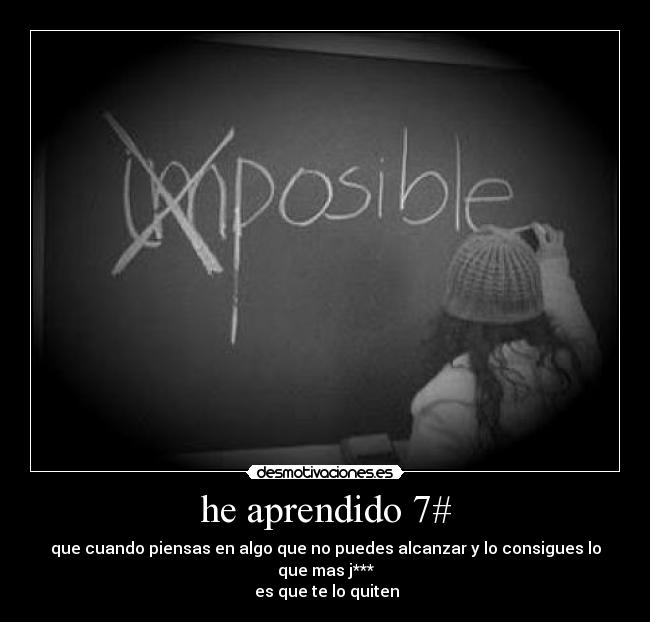 he aprendido 7# - 