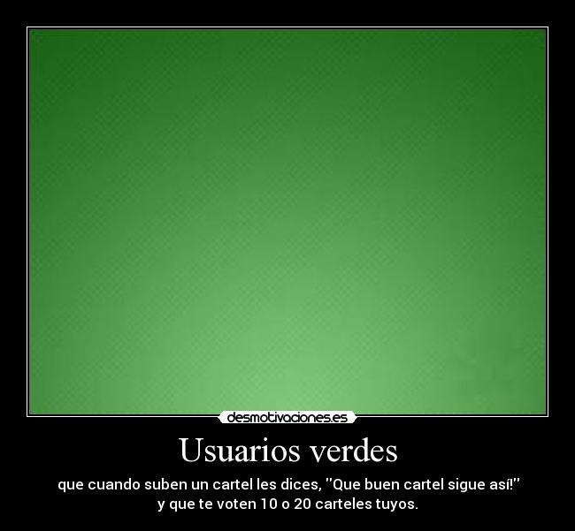 Usuarios verdes -