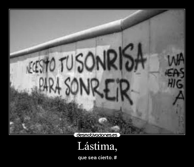 Lástima, - 