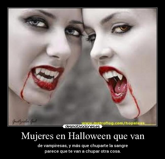 Mujeres en Halloween que van - 