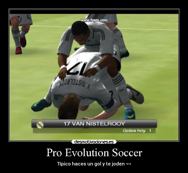 Pro Evolution Soccer - Típico haces un gol y te joden ¬¬