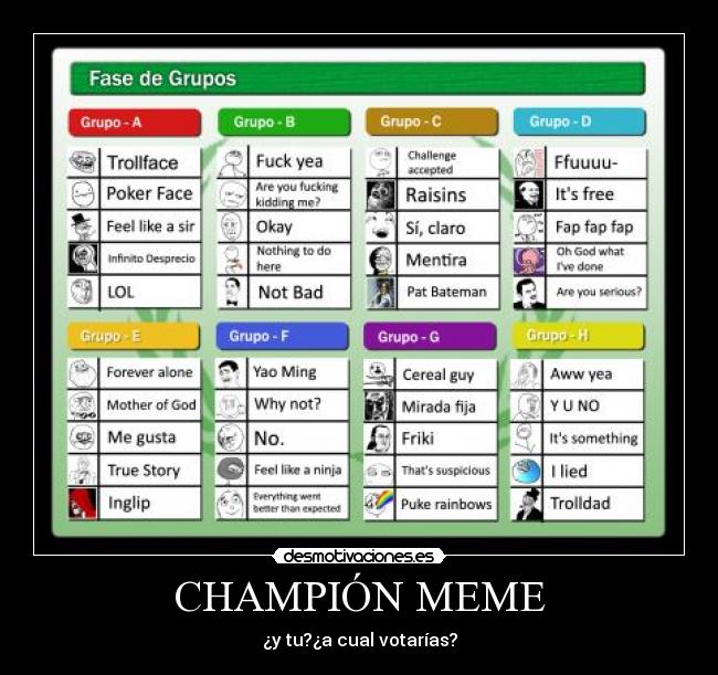 CHAMPIÓN MEME -