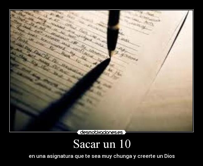 Sacar un 10 - 