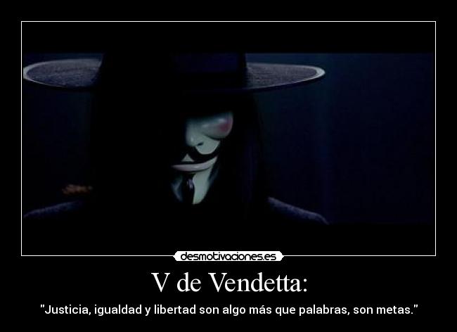 V de Vendetta: -