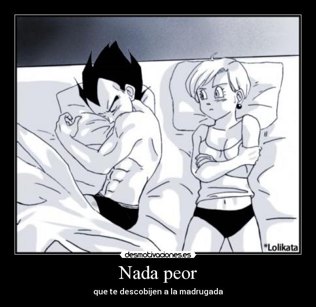 carteles vegeta bulma decobijar desmotivaciones