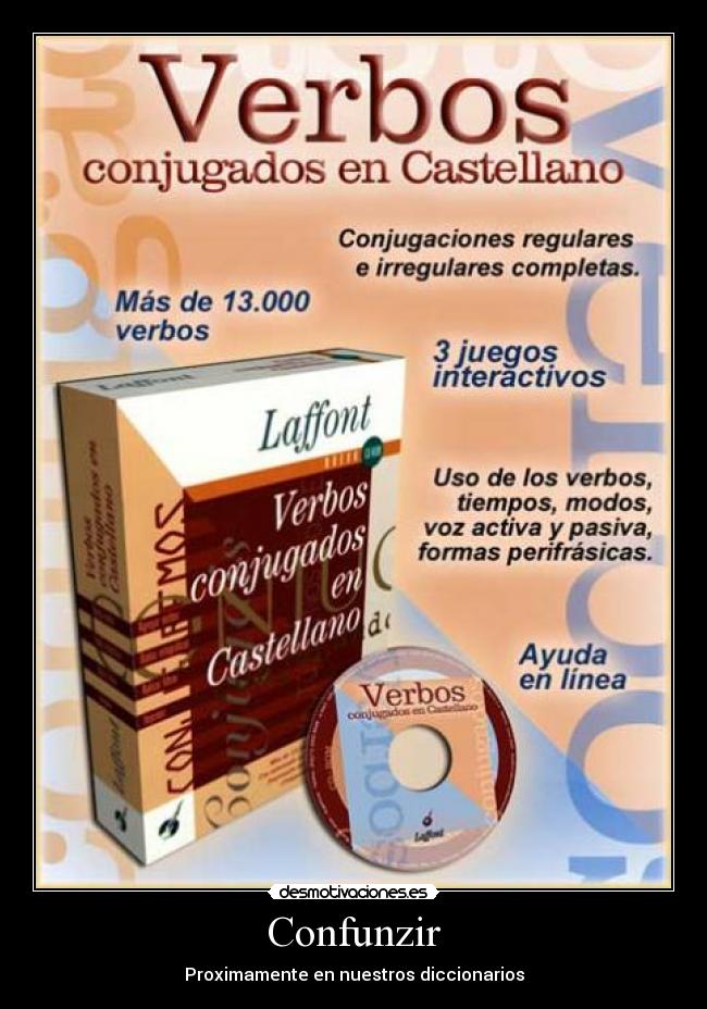 Confunzir - Proximamente en nuestros diccionarios